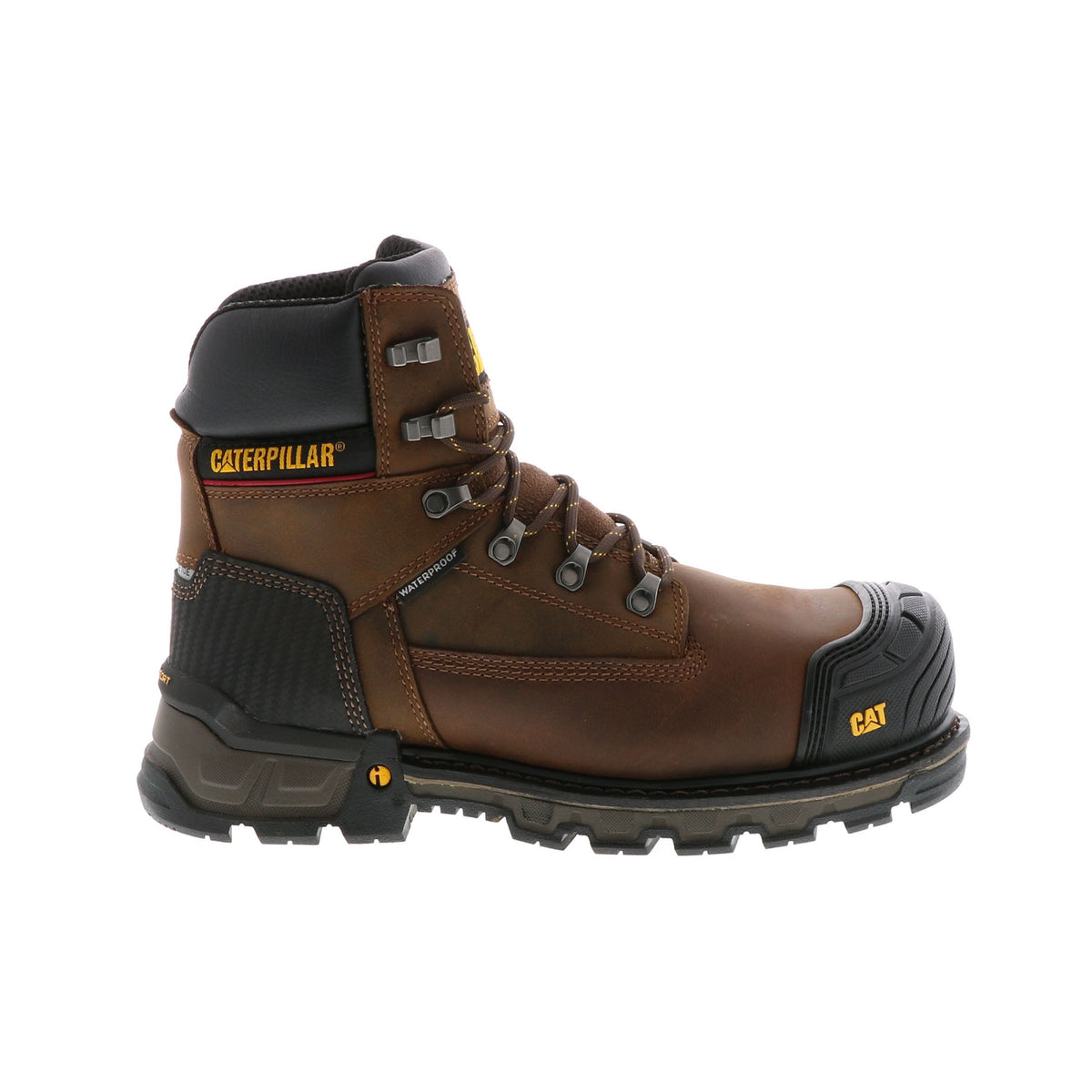  Cat Footwear Men's Excavatorxl 6 Wp Ct Construction Boot,  Dark Brown, 7